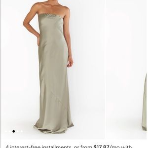 Show me your mumu Taylor tube maxi dress